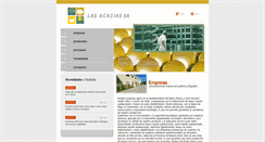 Desktop Screenshot of lasacaciassa.com.ar